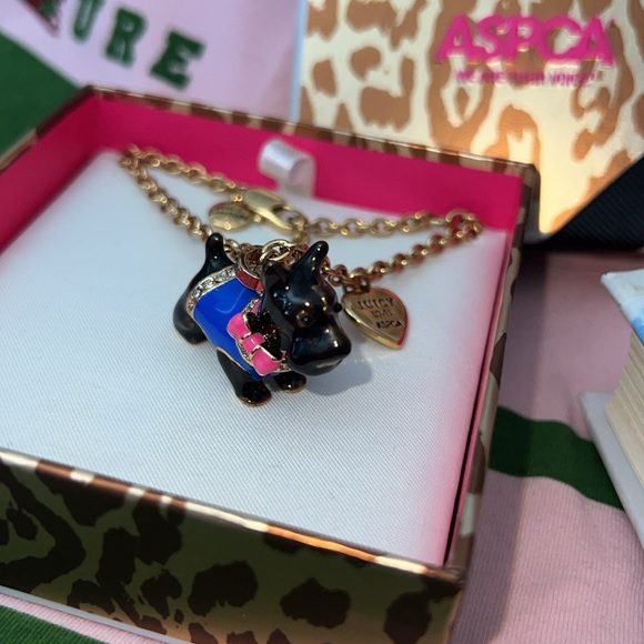 Limited Edition JUICY COUTURE ASPCA Scottie Dog necklace✨RARE & COLLECTIBLE ✨ - Picture 8 of 13